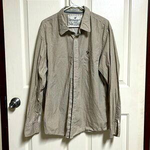 American Eagle Men’s Long Sleeve Button Up Shirt Size XXL